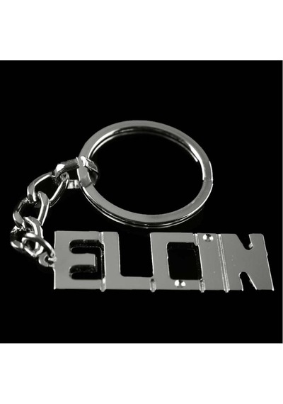 Elçin - 685 - - Nazblsmm - İsimli Anahtarlık Çok Renkli