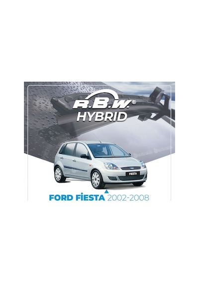 Rbw Hybrid Ford Fiesta 2002 - 2008 Ön Silecek Takımı - Hibrit