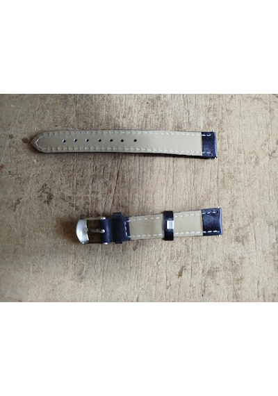 Gogoey Deri Kordon Saat Kayışı Siyah 16 Mm Dks16 Siyah