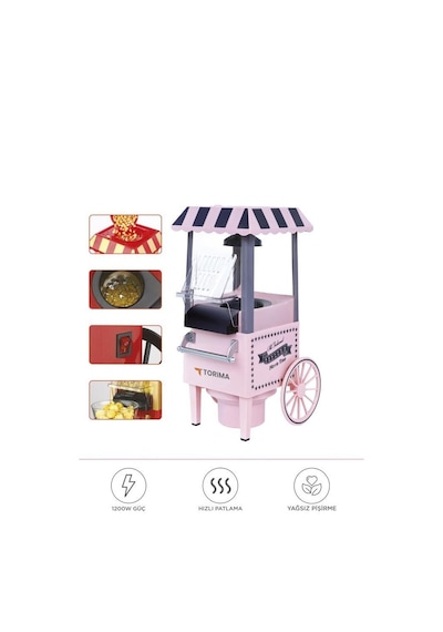 Torima TPM-01 Yağsız Mısır Patlatma Popcorn Makinesi