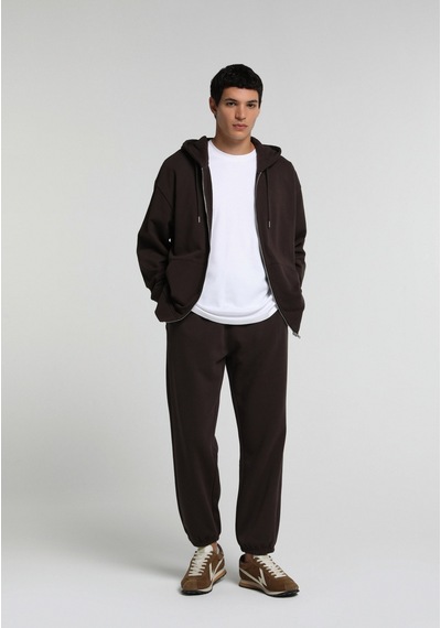 Colin's Colins Relaxed Fit Orta Bel Düz Erkek Kahverengi Eşofman Altı Cl1076436 Q1.v2 Dbr Koyu Kahverengi