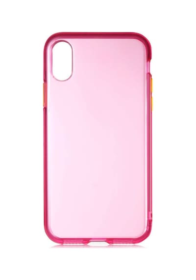 Apple Uyumlu iPhone XS Max 6.5 Kılıf Zore Bistro Kapak-Pembe