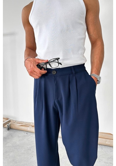Lacivert Basic Premium Kumaş Pantolon Lacivert