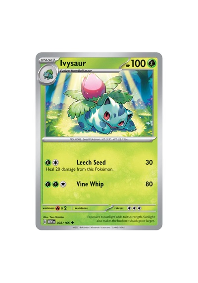 Ivysaur 2/165 Uncommon Lisanslı Oyun Kartı Sv151