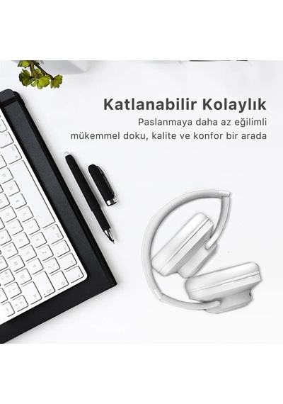 Bıx Bh2-ıg Buz Grisi Souncraft Bh2 Katlanabilir Kablosuz Kulaklık