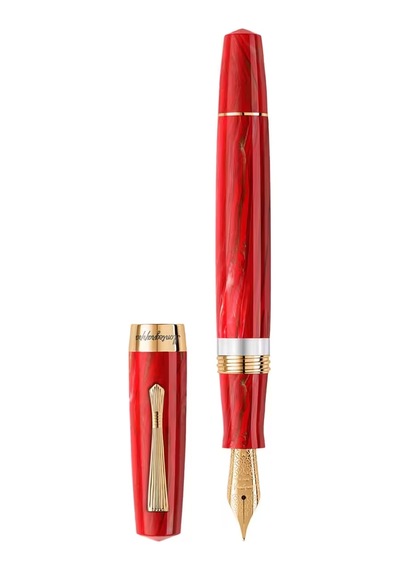 Montegrappa Elmo 02 Ventorum Auster Dolma Kalem - M Uç Ise2p3ar 2 Kırmızı