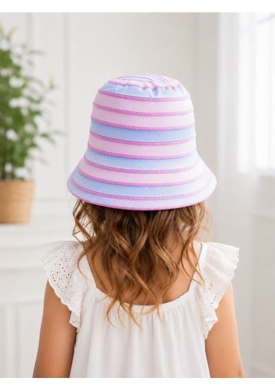 Stsahra Kız Çocuk Pembe Bucket Şapka