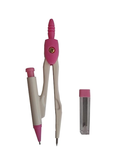 Metal Pergel 0,7 Uçlu Mekanik Pembe 1 Adet Artlantis Öğrenci Teknik Çizim Pergeli Pembe 1 Adet