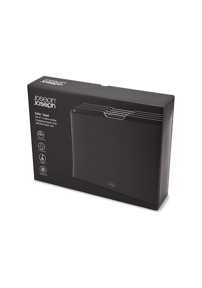 Joseph Joseph Folio Standlı Kesme Tahtası 4 Lü Siyah