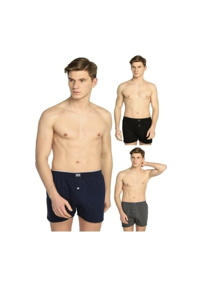 Tutku 12'Lü Paket Havlu Bel Erkek Boxer 001 - Çok Renkli