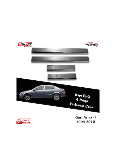 Opel Astra H Sedan Krom Kapı Eşiği 4 Prç 2004-2010