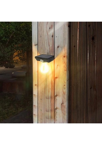 Solar Sensörlü Led Ampul Lamba - Güneş Enerjili - Dış Mekan Aydınlatma Gün Işığı