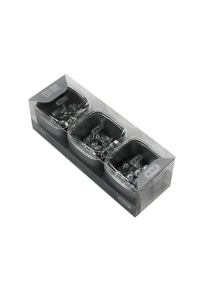 Mas Cubbie Premium 3'lü Kutu Ataş Raptiye Seti, Silver 1