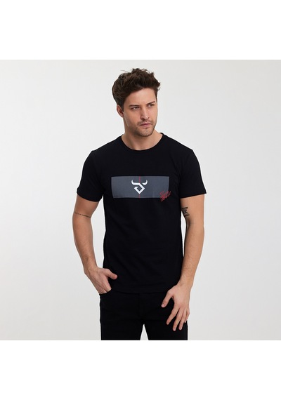 Twobull DENVER Erkek  Siyah Tişört