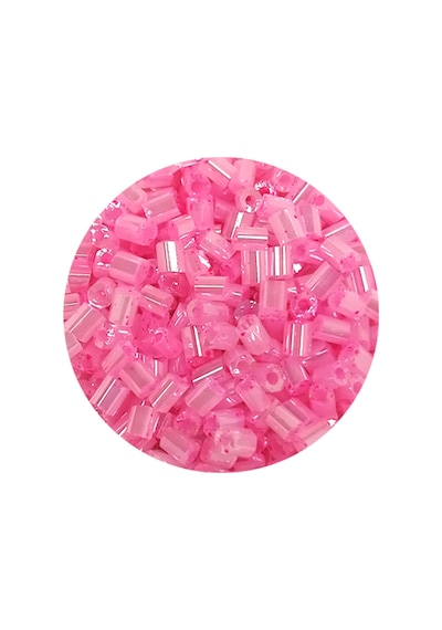Kesme Cam Boncuk 2mm - 20 Gram - Pembe -bnc323