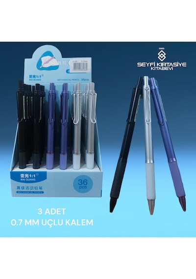 0.7 Mm Versatil Uçlu Kalem 3 Adet 8166 Çok Renkli
