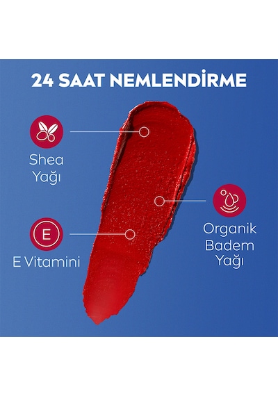 Nivea Renkli Dudak Bakım Kremi ve Yanak Balmı SPF30 Red