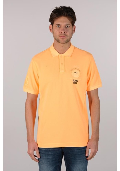 AR-MA Arma Erkek Polo Yaka Tişört Y22374375301 Turuncu
