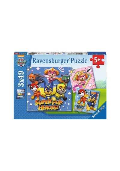 3x49 Parça Paw Patrol Puzzle