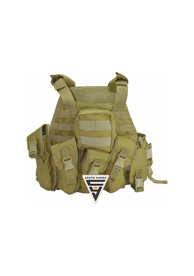Nature Ak47 Cordura Askeri Taktik Yelek Bej