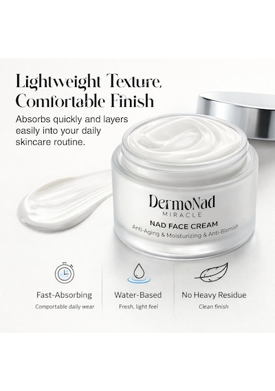 Nad-containing Face Cream Anti Aging, Repairing Skin Blemishes, Moisturizing Resveratrol, Collagen, Niacinamide, Hyaluronic Acid, Nad+