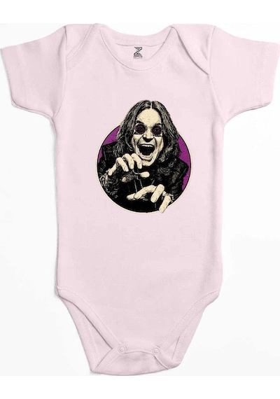 Zepplin Giyim Ozzy Osbourne Portre Mavi Bebek Body Zıbın