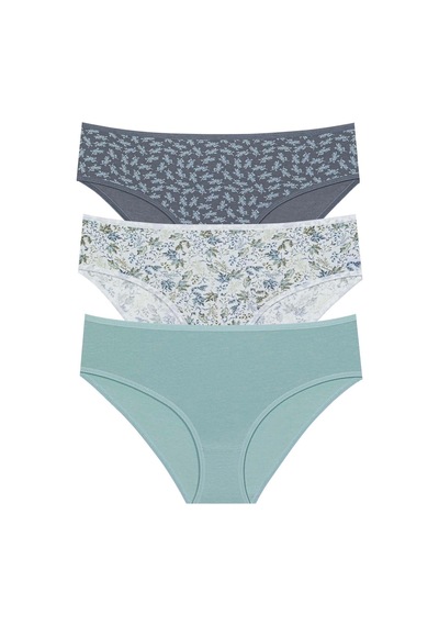 11447 Kadın 3 Lü Bato Bikini Asorti Asort