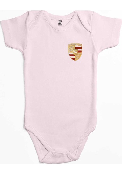 Zepplin Giyim Porsche Logo Mavi Bebek Body Zıbın