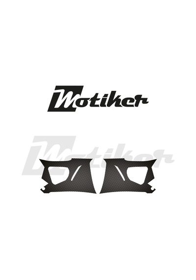 Yamaha Yzf R25 - R3 /2019 - 2025 Model Alt Sakal Grenaj Mat Karbon Tasarım Sticker Etiket Modeli
