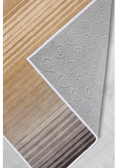 Rovigo Home Dijital Baskı Yıkanabilir Kaymaz Taban Salon Halısı Rvg0497 Sarı