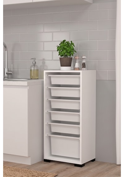 Rüya No.2 Modern Kullanışlı Beyaz Geniş Sepetli Mutfak Dolabı Rüya No.2 Modern Kullanışlı Beyaz Geniş Sepetli Mutfak Dolabı