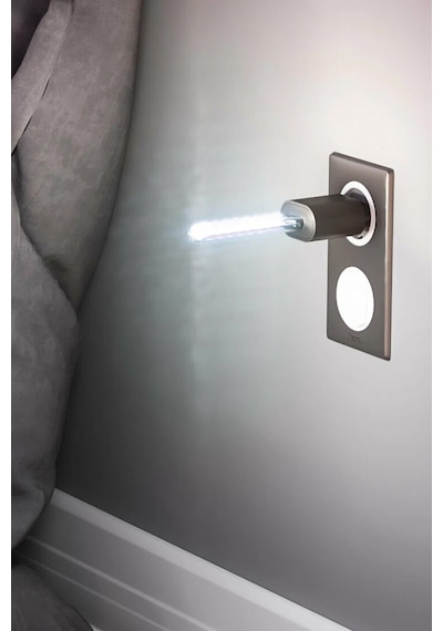 Taşınabilir 8 Ledli Büyük Flash Usb Led Işık Gece Lambası Portatif Mini Kamp Lambası Beyaz