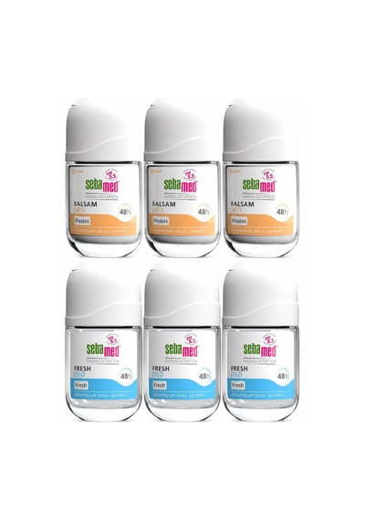 Sebamed Deodorant Roll-on 50ml Balsam Hassas/sensitive+50ml Fresh 20815131