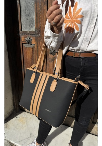 Kadın Orijinal Just Polo Yeni Sezon Büyük Boy 3 Bölmeli Lüks El Ve Omuz Çantası Shoulder Bag Çok Renkli