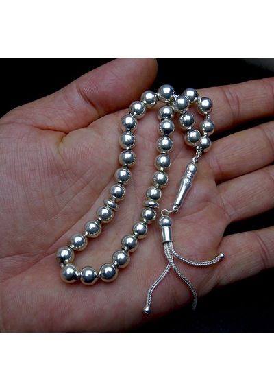 Bilek Boy 925 Ayar Gümüş Tesbih