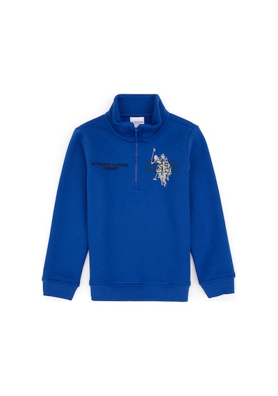 U.s. Polo Assn. Erkek Çocuk Mavi Sweatshirt 50315815-vr212 Royal Blue