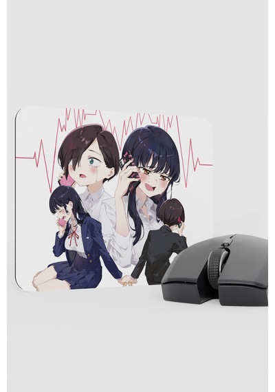 Boku No Kokoro No Yabai Yatsu Anime V5 - 22x18 Gaming Kauçuk Kaymaz Taban Mouse Pad Fare Altlığı