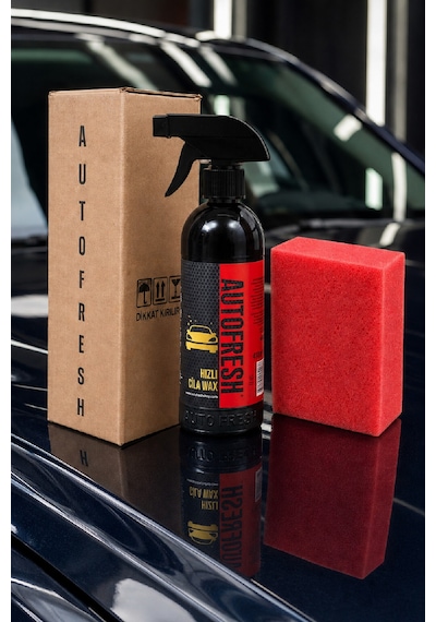Autofresh Araç Seramik Etkili Hızlı Cila 410 ML + Sünger
