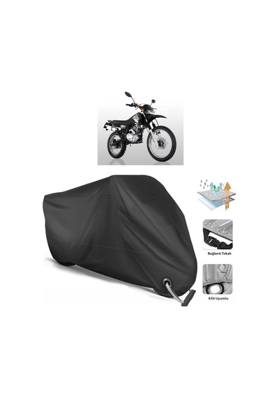 Lifan X-Plore 200M Motor Branda (Bağlantı, Kilit Uyumlu)-Siyah (457271672)