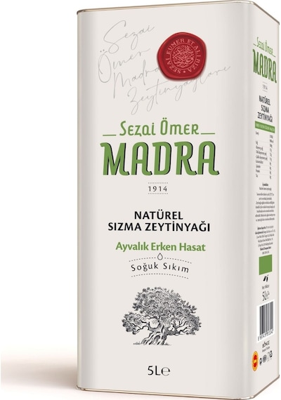 Sezai Ömer Madra 5 Lt Erken Hasat Zeytinyağı