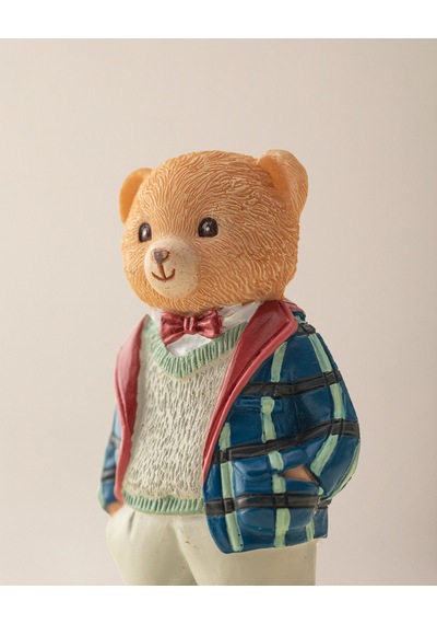 Madame Coco Boris Bear Magnet - Lacivert/açık Bej - 4x8 Cm 8684427186893 Çok Renkli