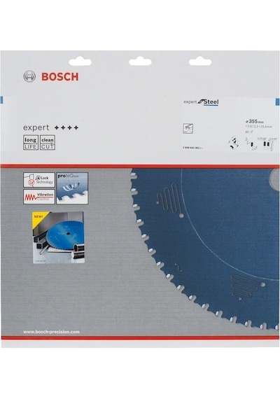 Bosch Expert For Steel 355 x 25.40 MM 80 Diş Daire Testere Bıçağı - 2608643062