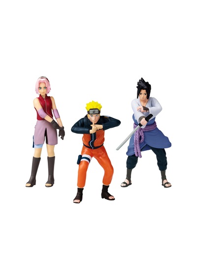 Naruto 3'lü Koleksiyon Figür Seti Model 1