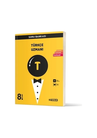 Hız Yayınları 8.Sınıf Türkçe Uzmanı Soru Bankası Yeni