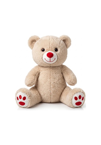50 Cm Oturan Ayı Peluş Oyuncak Bej