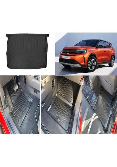 Opel Frontera Elektrikli 2025 Ve Sonrası 3d Paspas Ve Üst Bagaj Havuzu