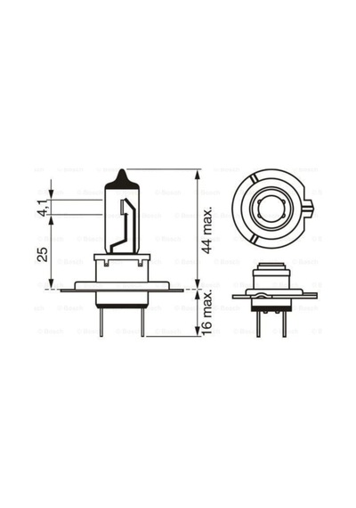 Ampul - Gigalight Plus 120 - 12 V - H7 - 55 W - Px26d H7 Px26d-