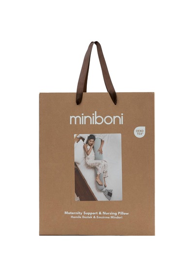 Miniboni Hamile Destek & Emzirme Minderi - Bej Standart