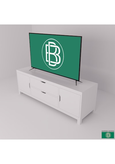 Tv Sehpası Çekmeceli Ve Kapaklı