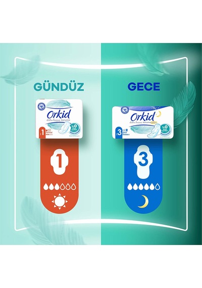 Orkid Esktra Hassas Koruma Hijyenik Ped Normal 8'li